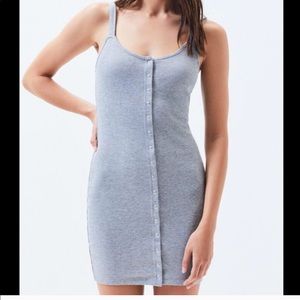 Kendall and Kylie button down bodycon dress